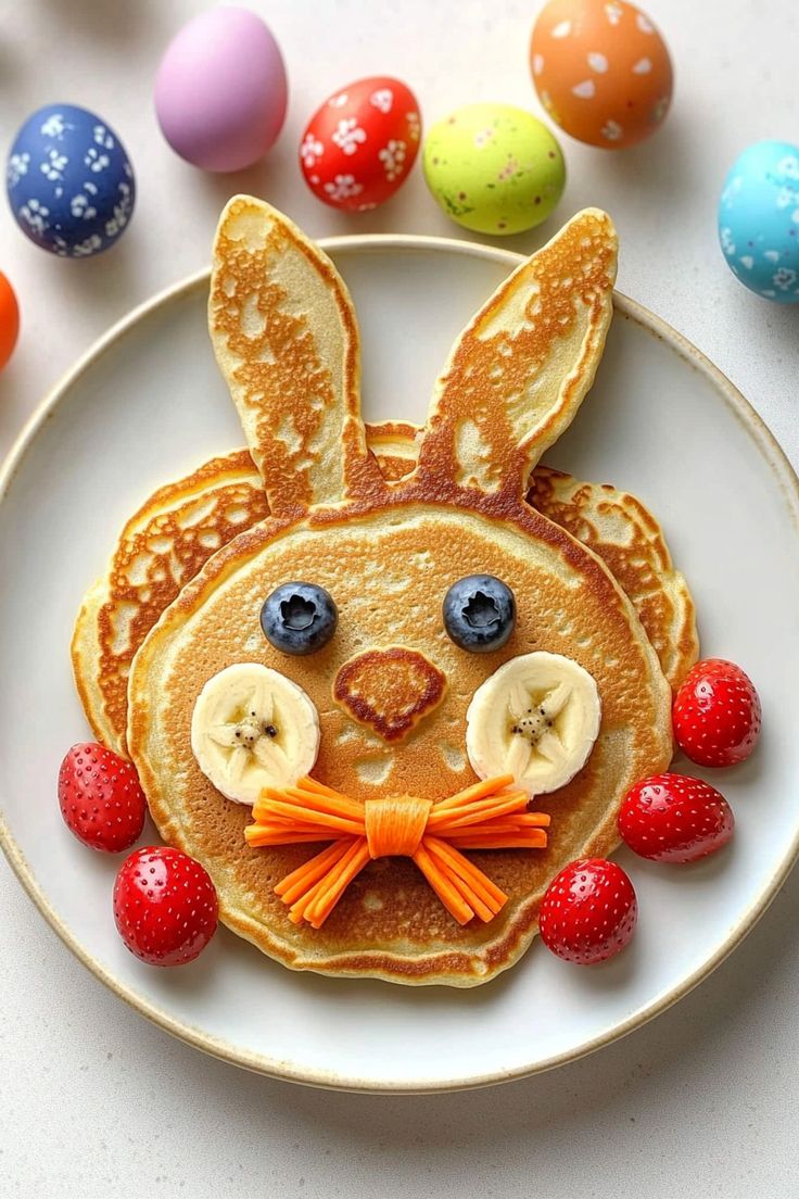 Bunny Pancakes for Easter Morning