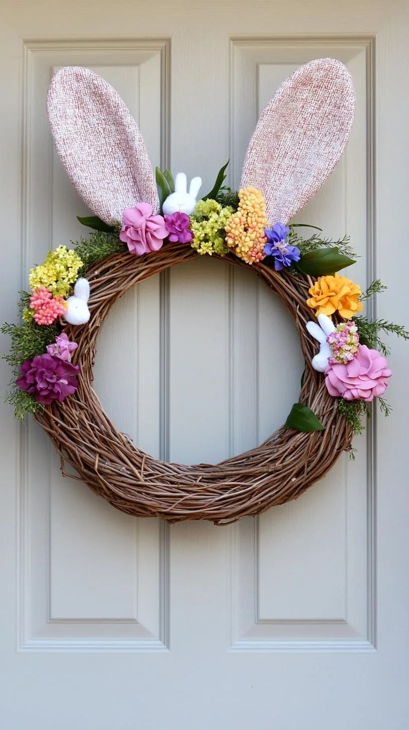 Bunny Door Wreath