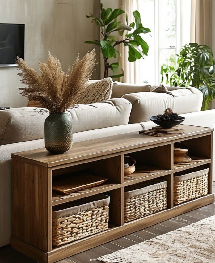 Console Table with Storage