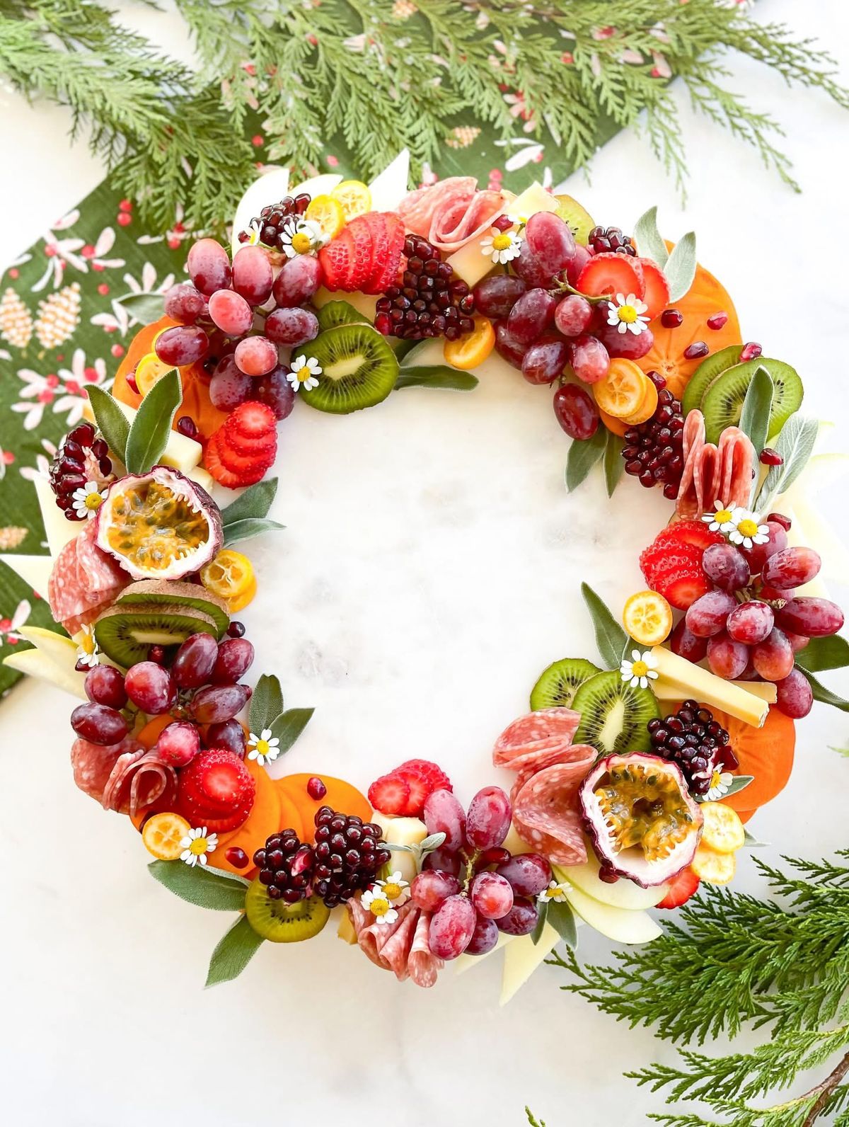 Easter Fruit Wreath