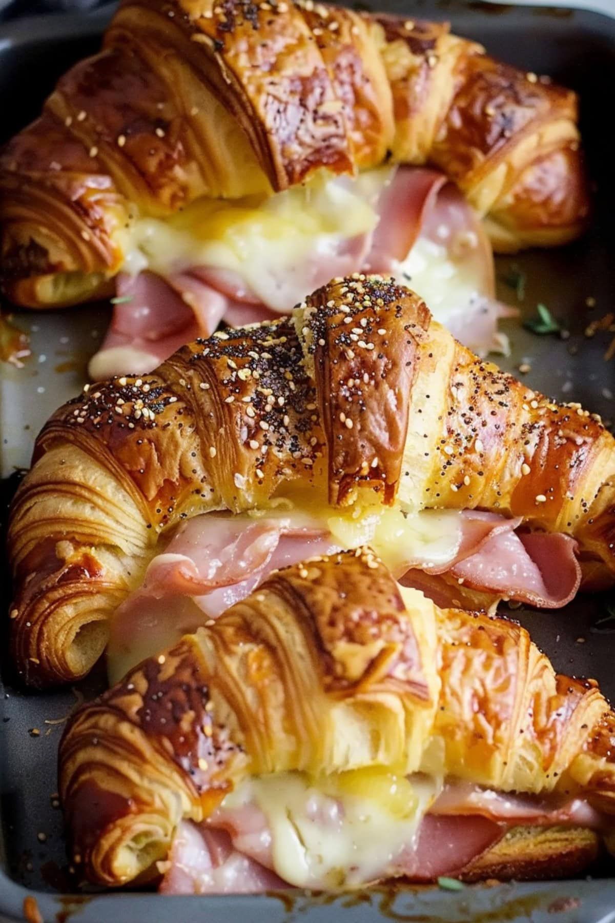 Mini Ham & Cheese Croissant Rolls