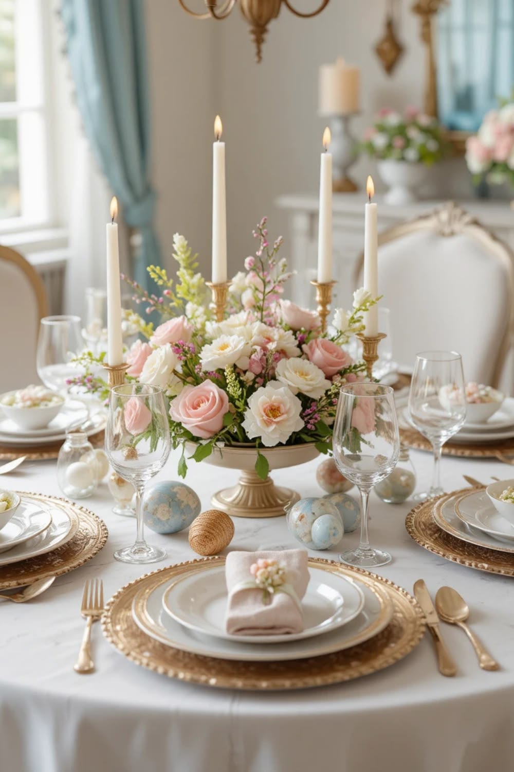 Pastel Tableware Arrangement