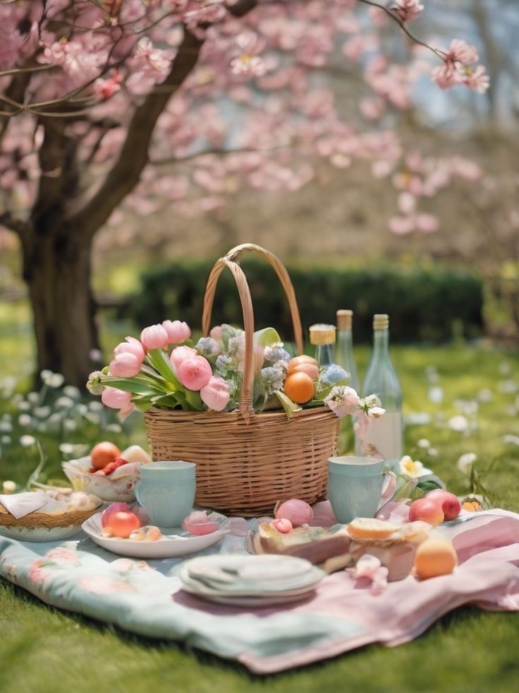A serene Easter picnic in your garden