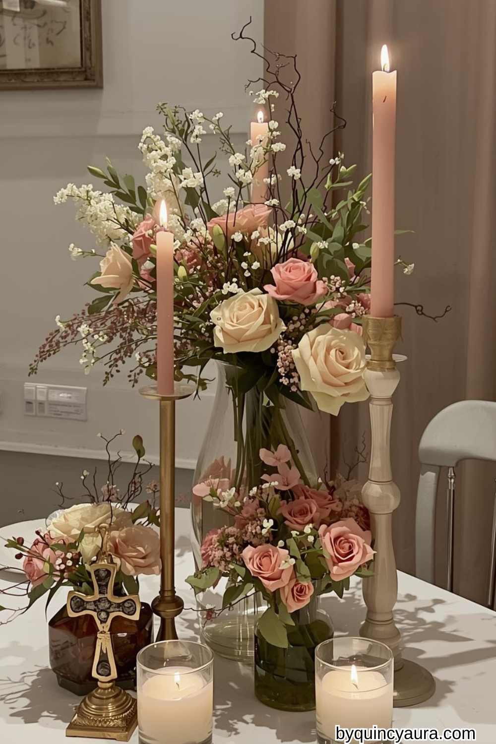 a faith based centerpiece.