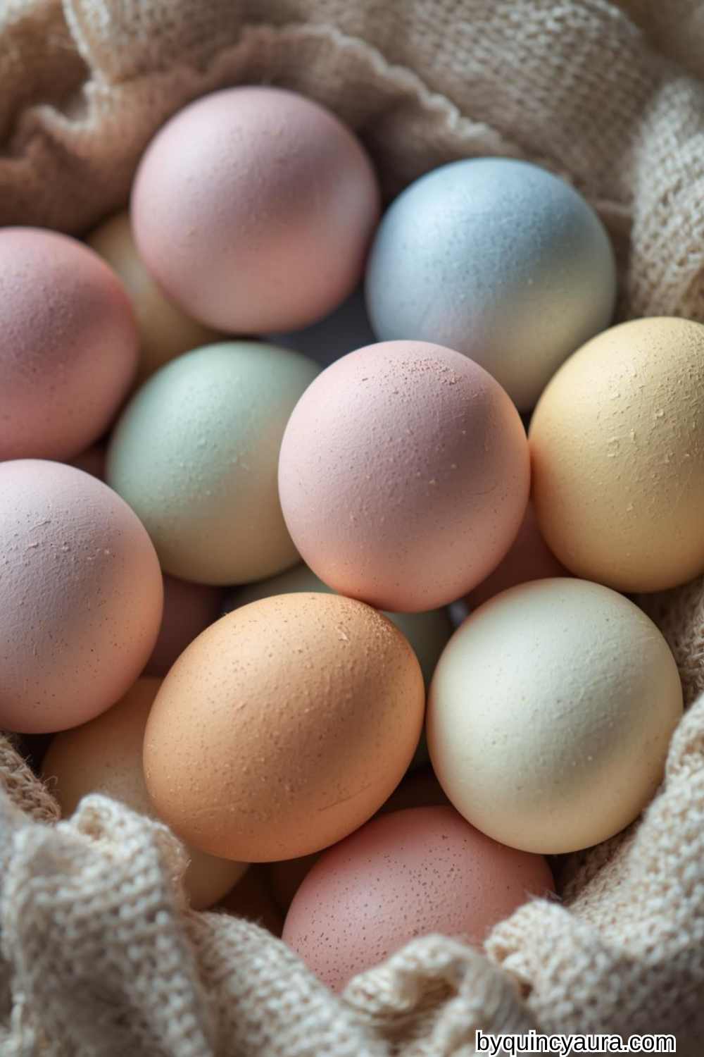 Pastel Easter Egg Close-Up