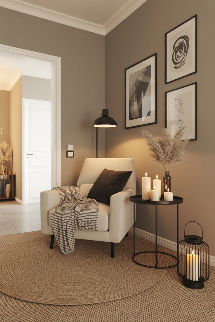 cozy reading nook
