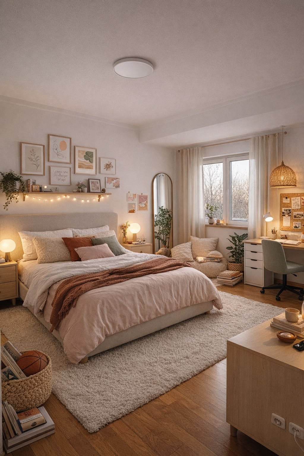 A neatly arranged room.