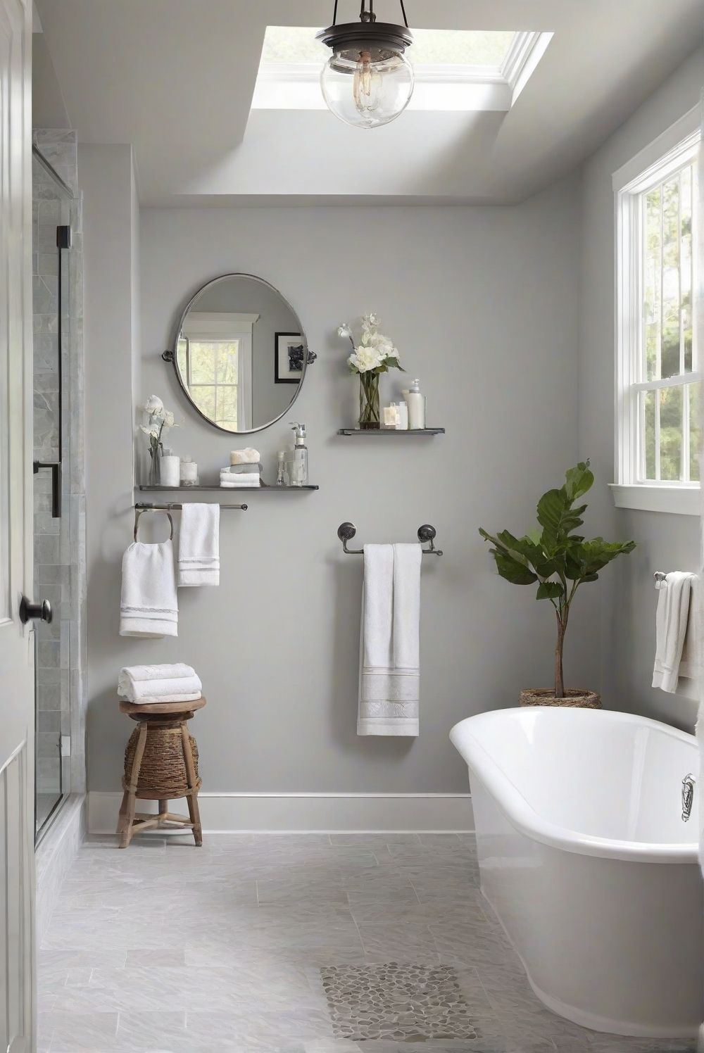  soft pearly whites painted bathroom