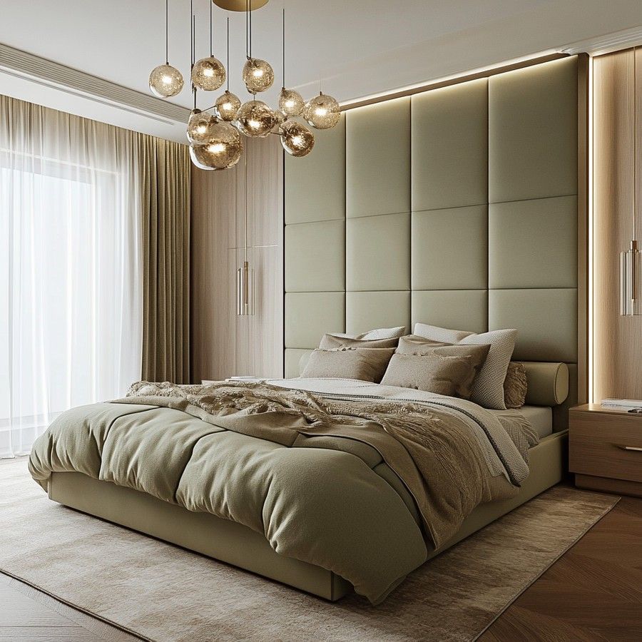 padded fabric panels