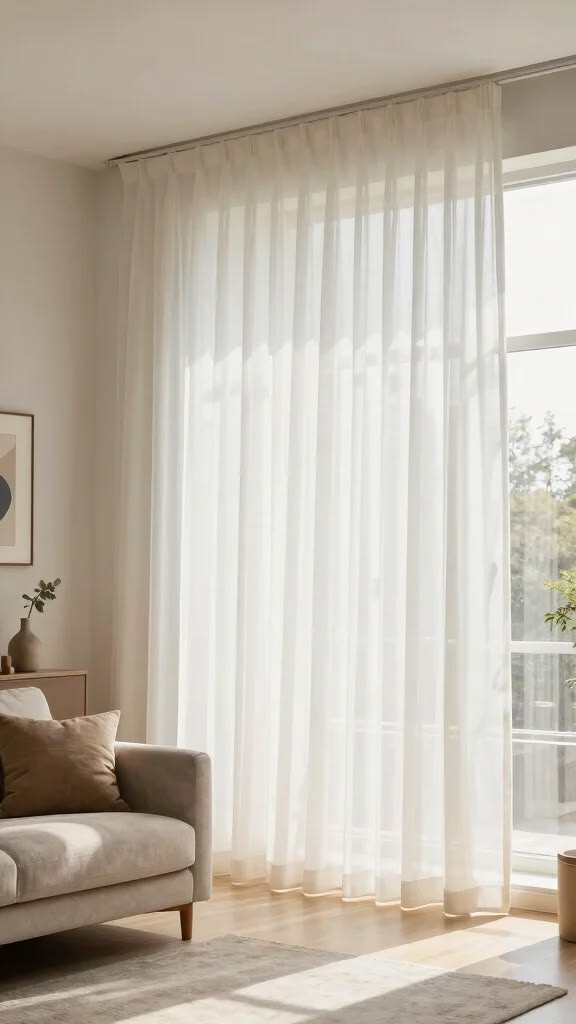 sheer curtains