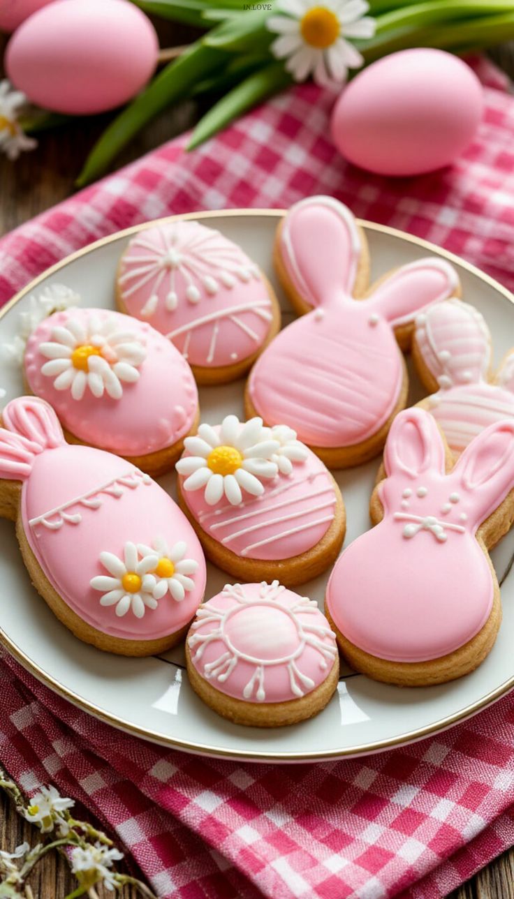 Bunny-Shaped Easter Cookies