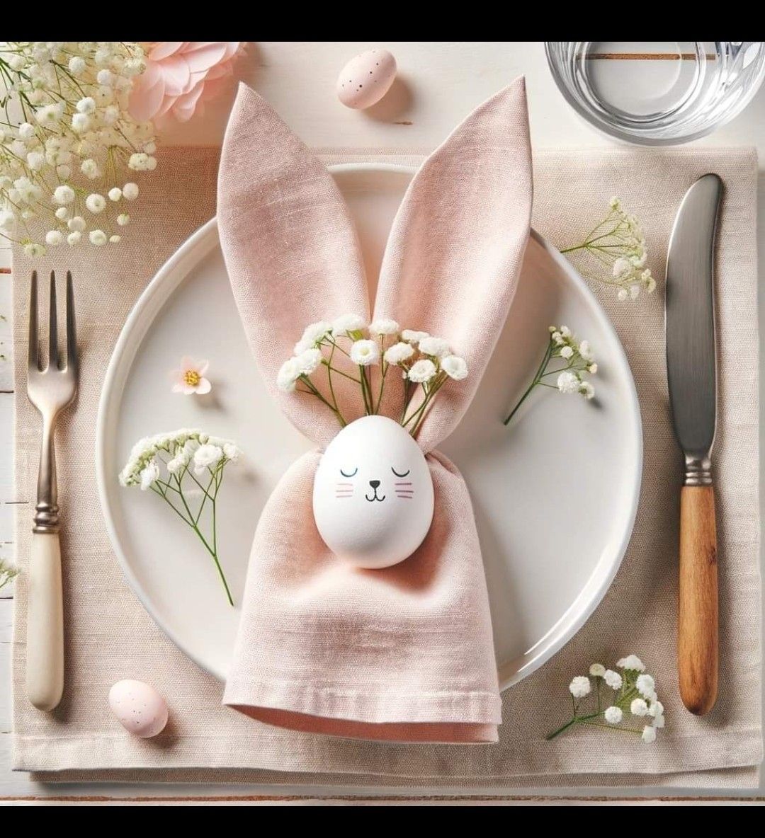 Bunny Ear Napkin Fold