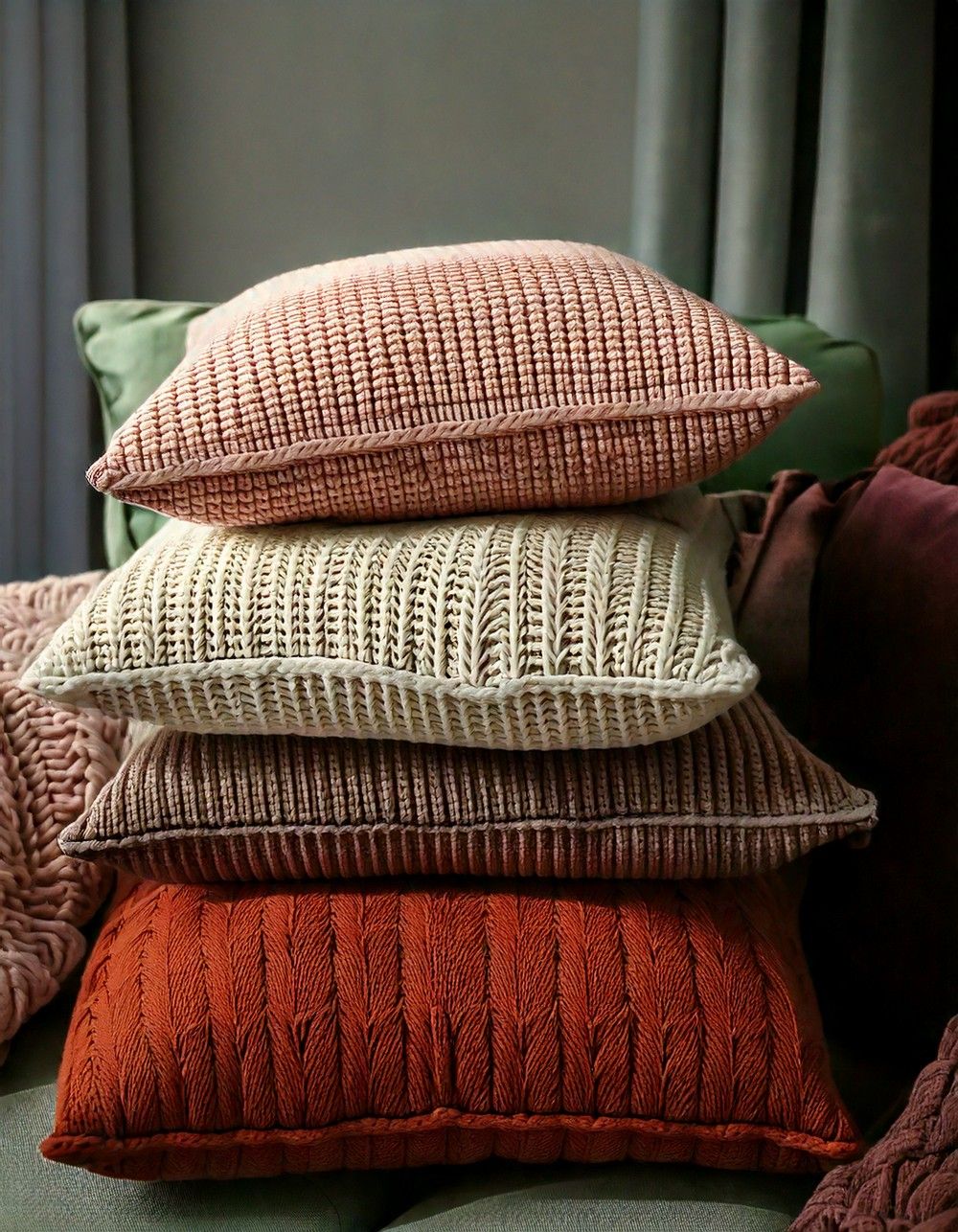 throw pillows