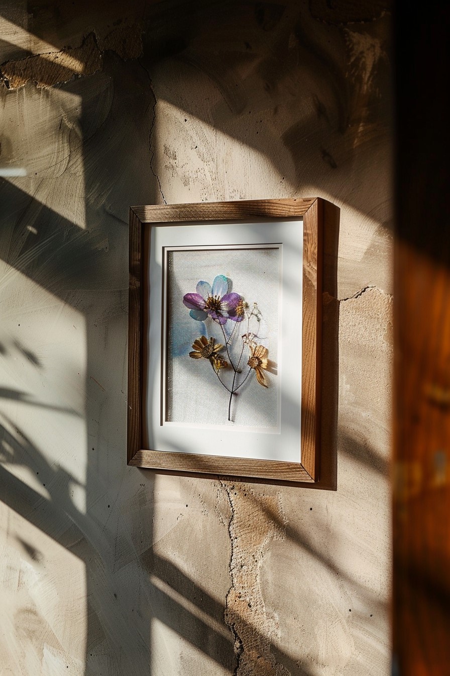 art hanged on a wall