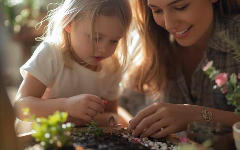 How to Make a DIY Fairy Garden With Your Daughter on a Lazy Saturday