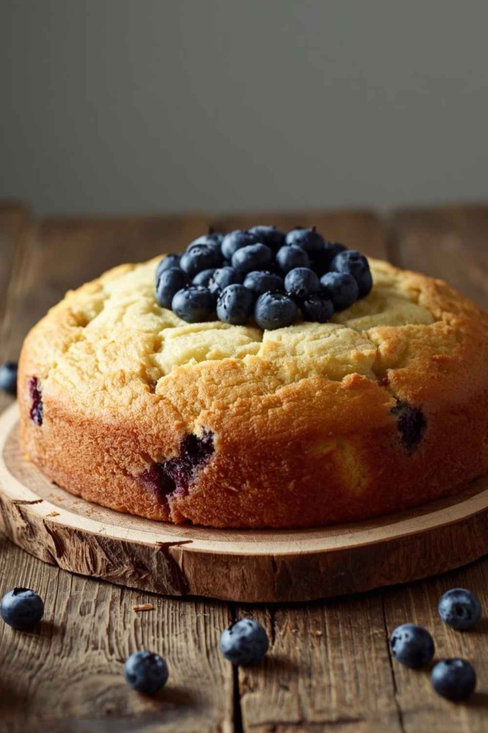 Lemon Blueberry Vegan Cake