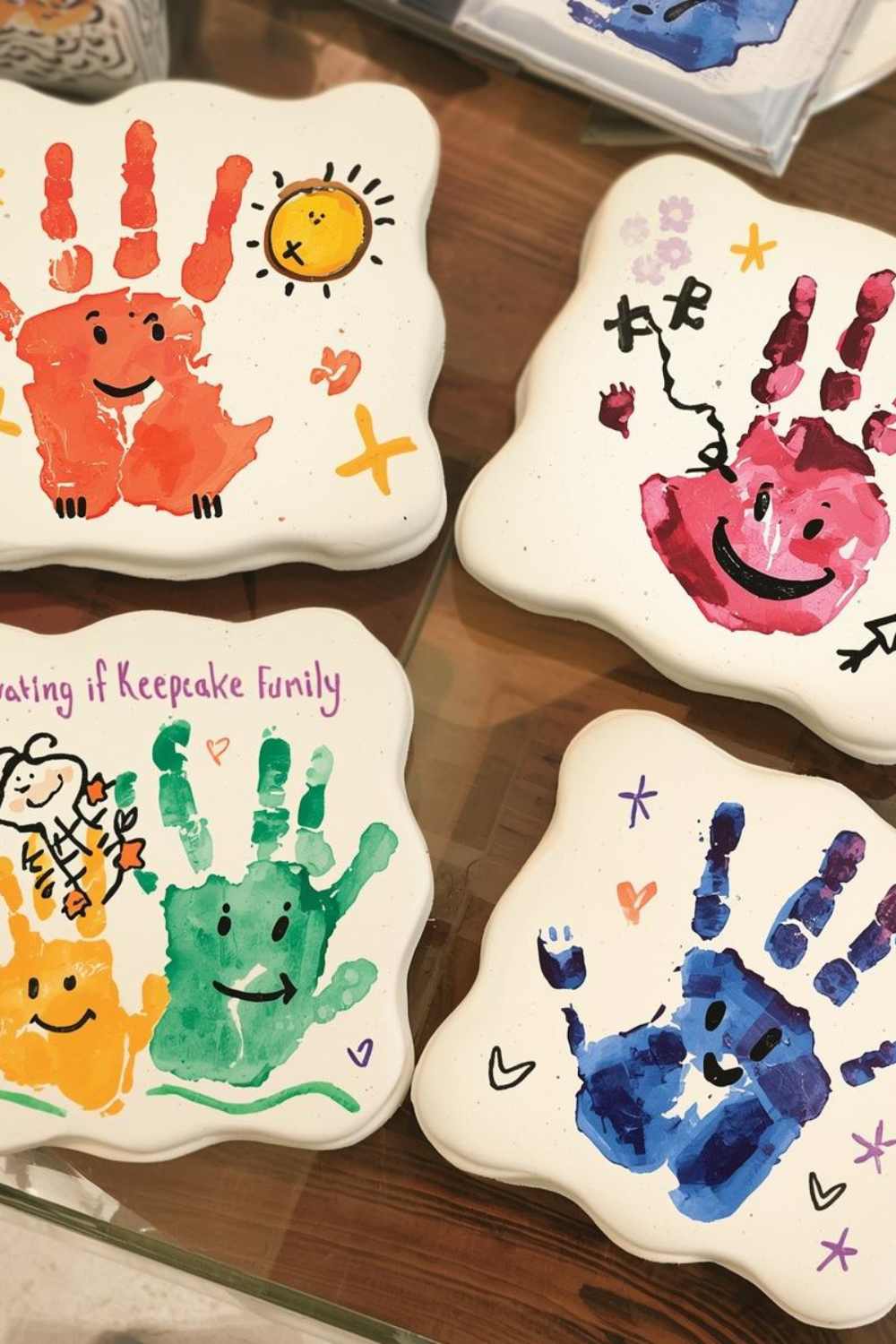 Handprint Keepsake Plaques