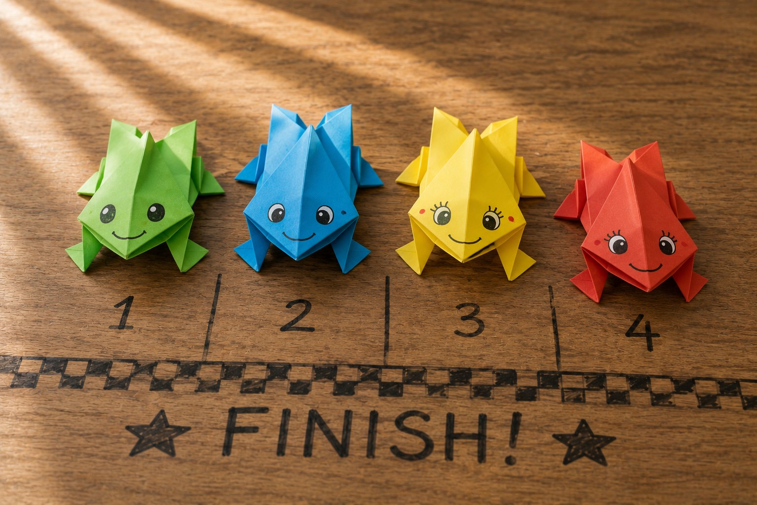 paper jumping frog