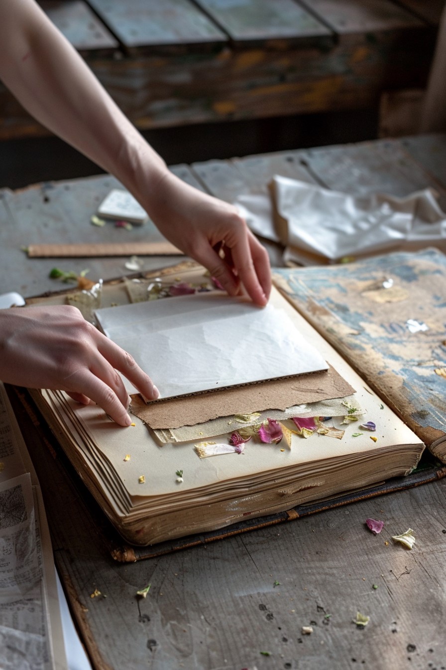 pressed flower art