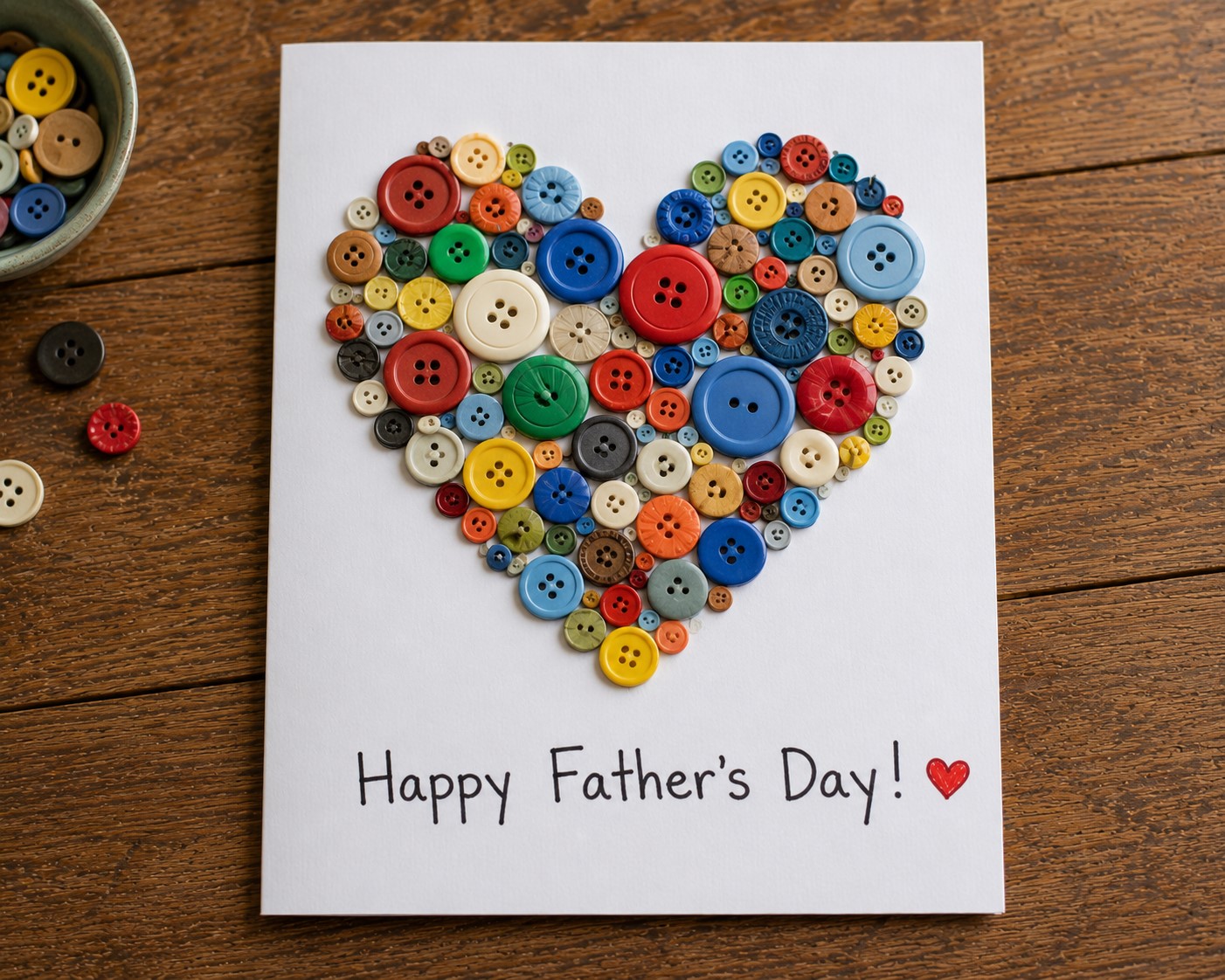 Button art card