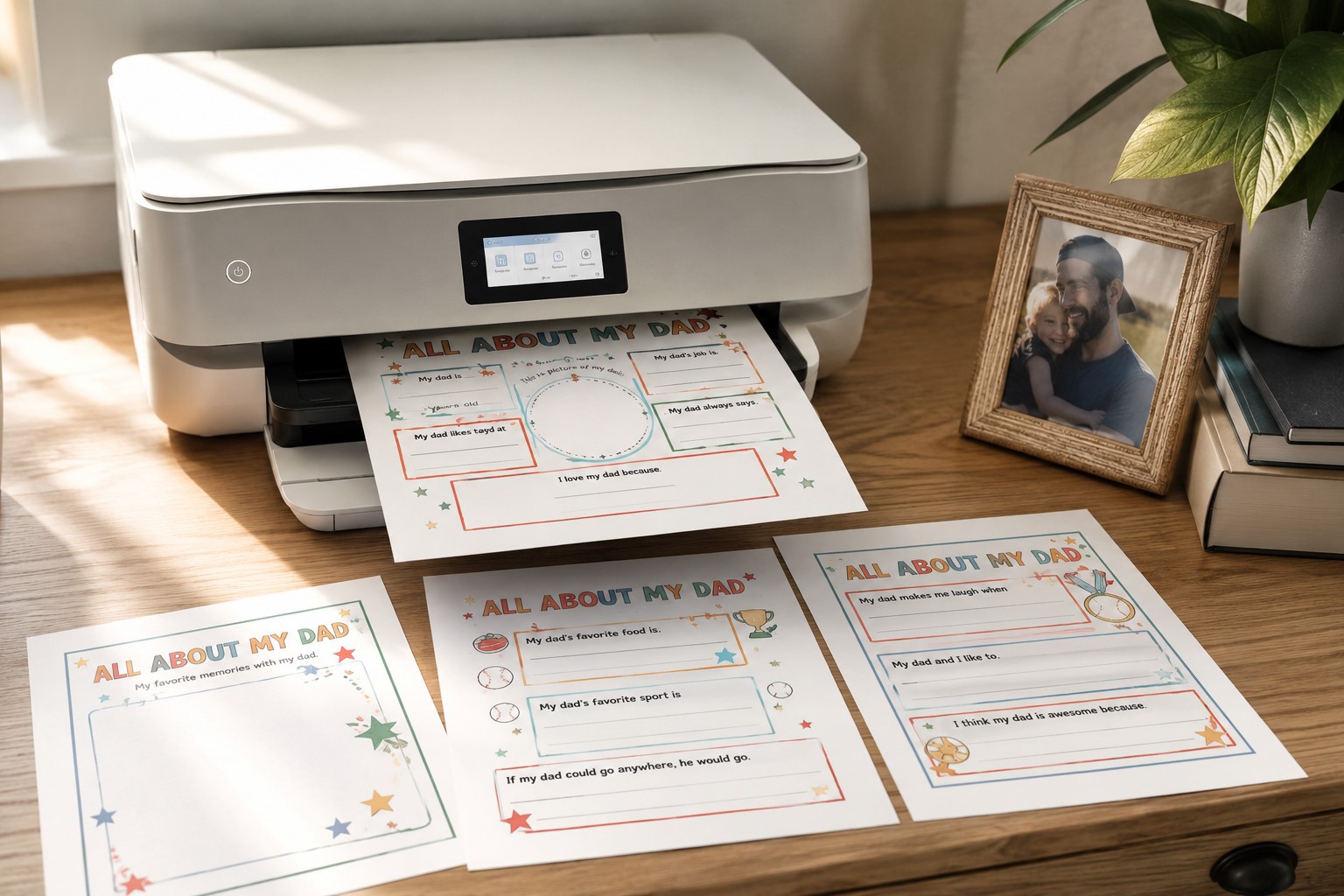 PRINTER PRINTING OUT PAPERS