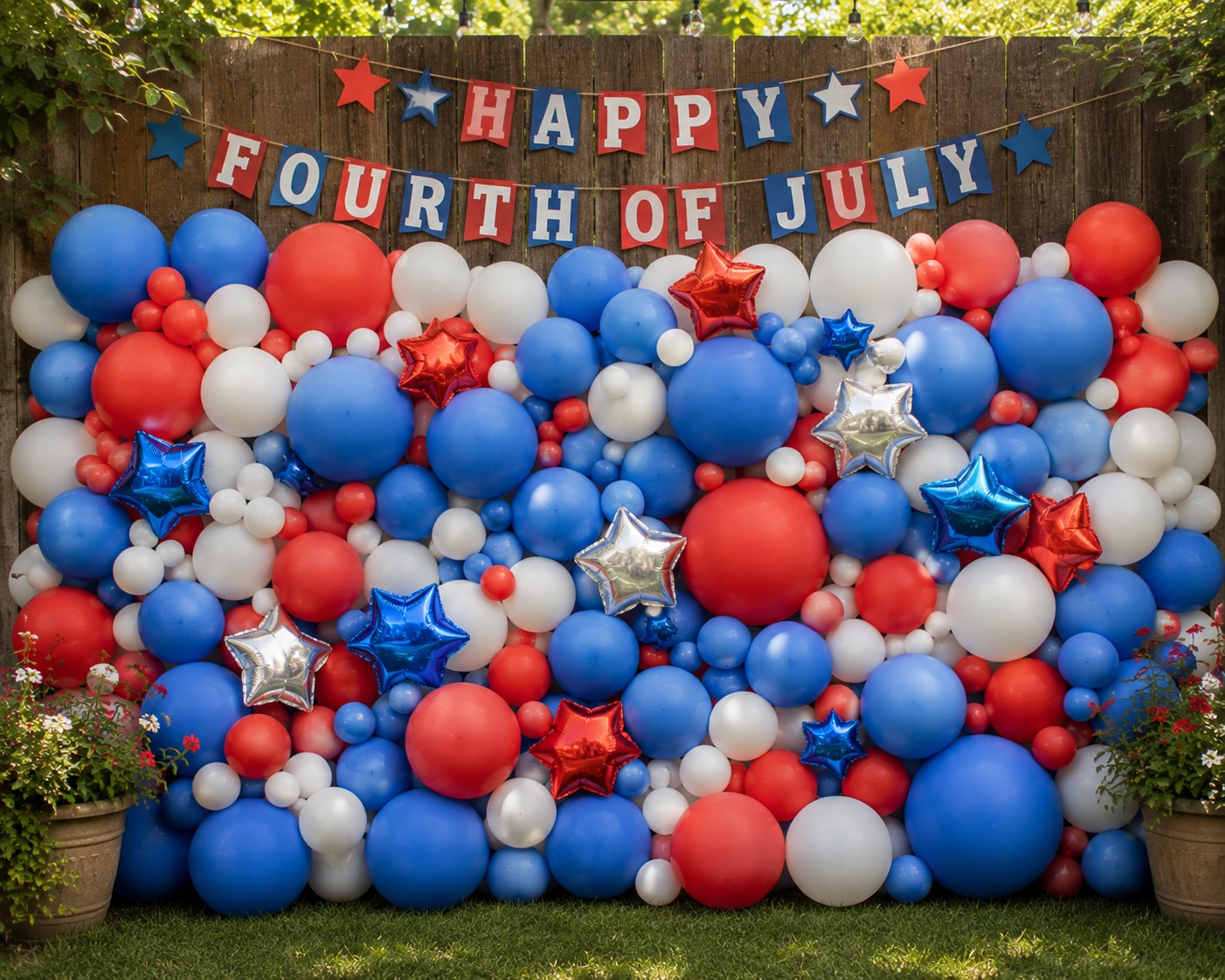 balloon photo backdrop
