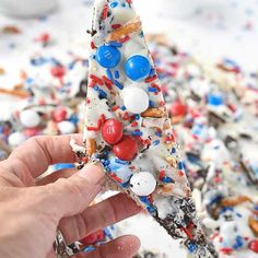 Patriotic Chocolate Bark
