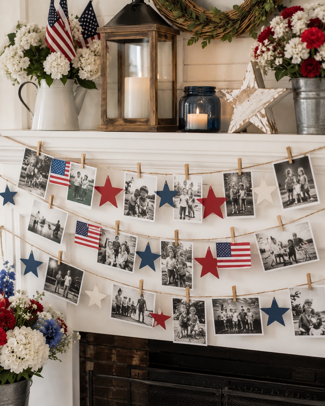 Patriotic Photo Display