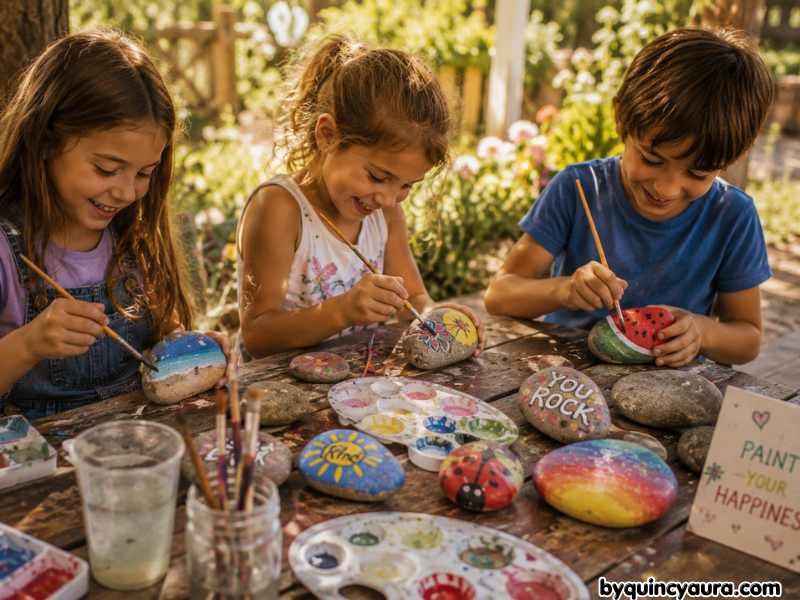 20 Rock Painting Ideas Kids Will Obsess Over This Summer