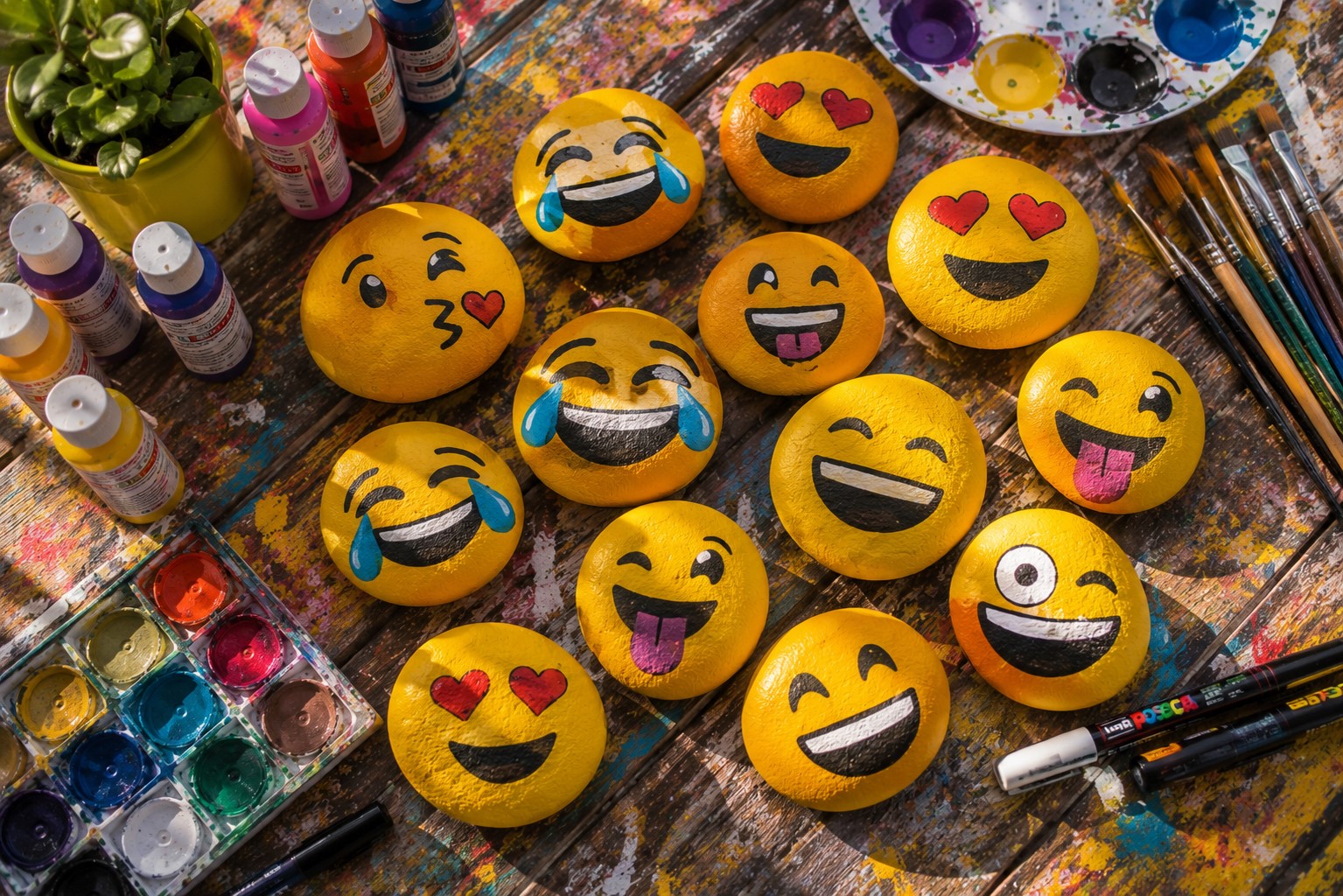 Emoji faces
