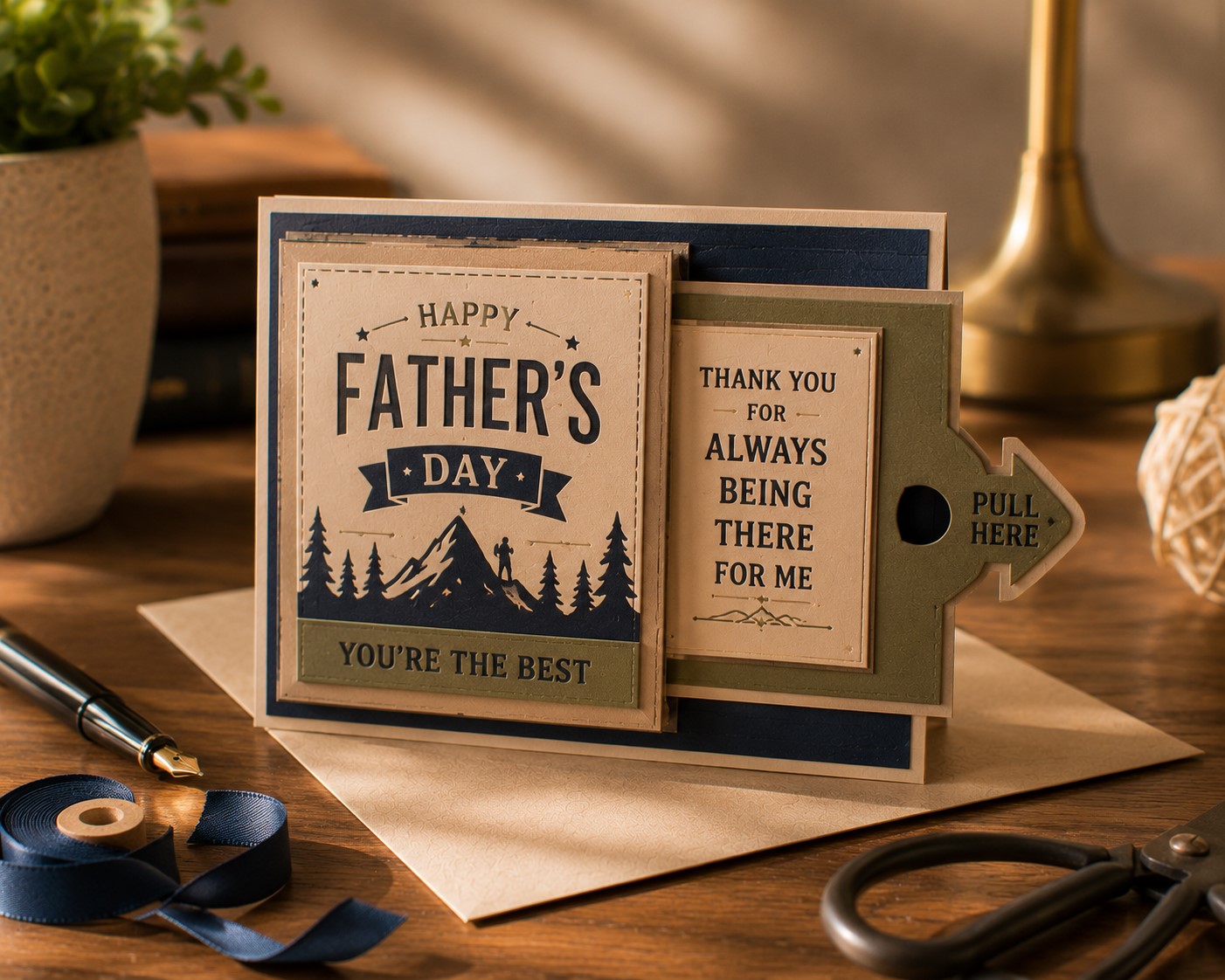 father's day cricut card