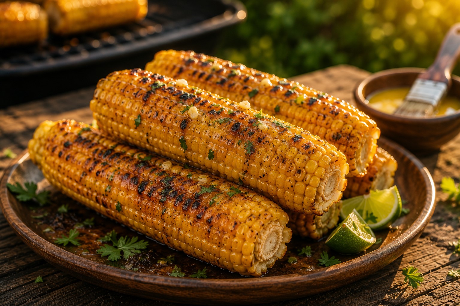 Grilled corn