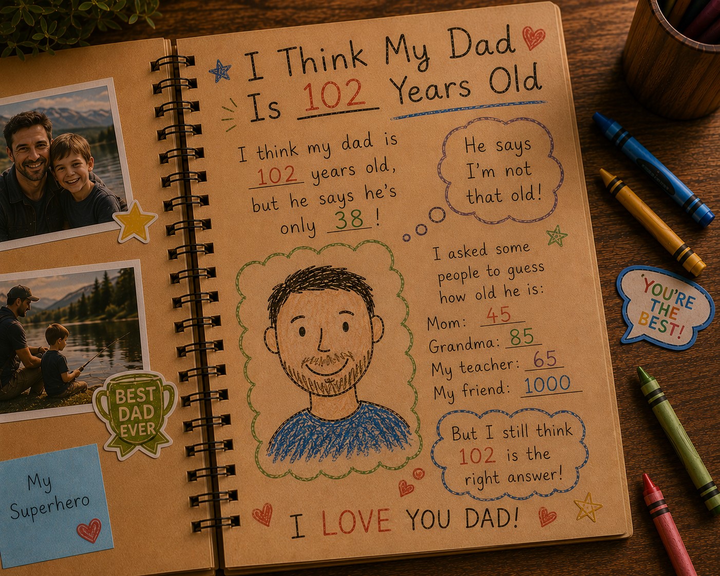 I think my dad is page