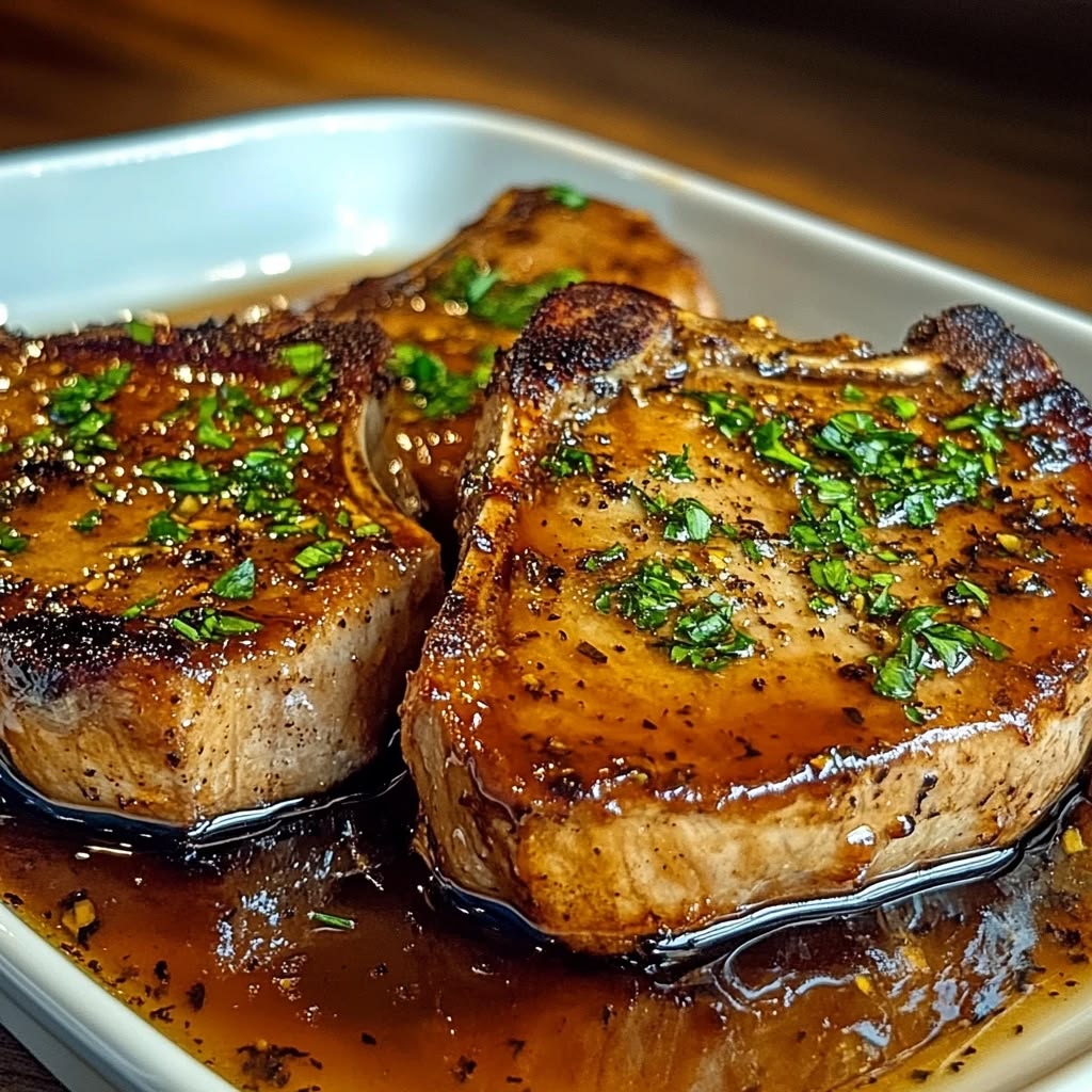 Maple Glazed Pork Chops