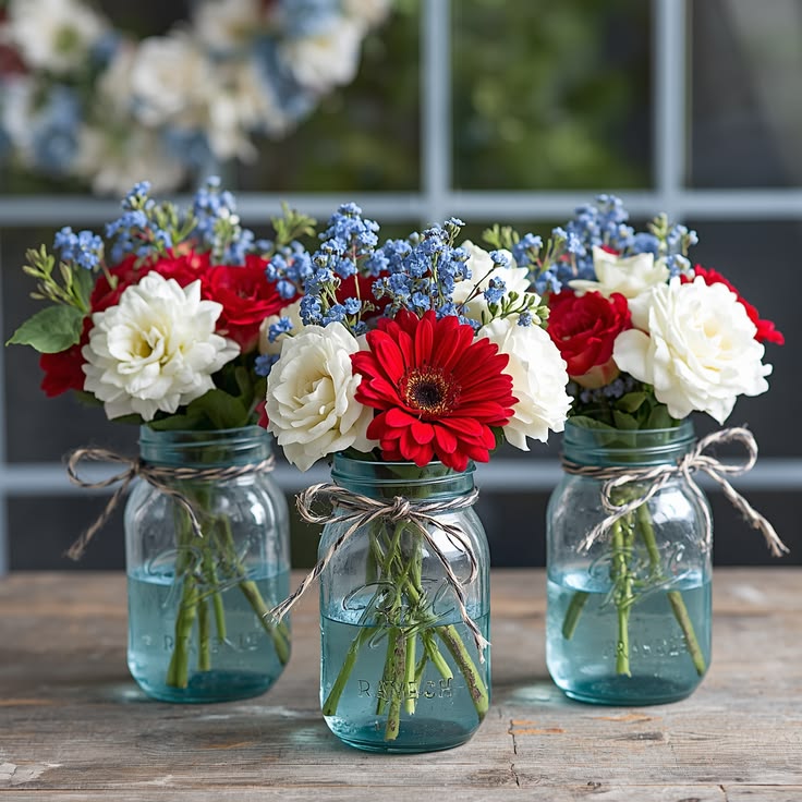 mason jar clusters