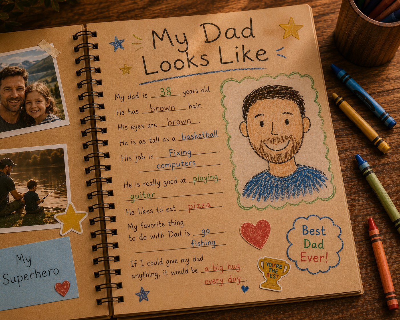 My dad looks like