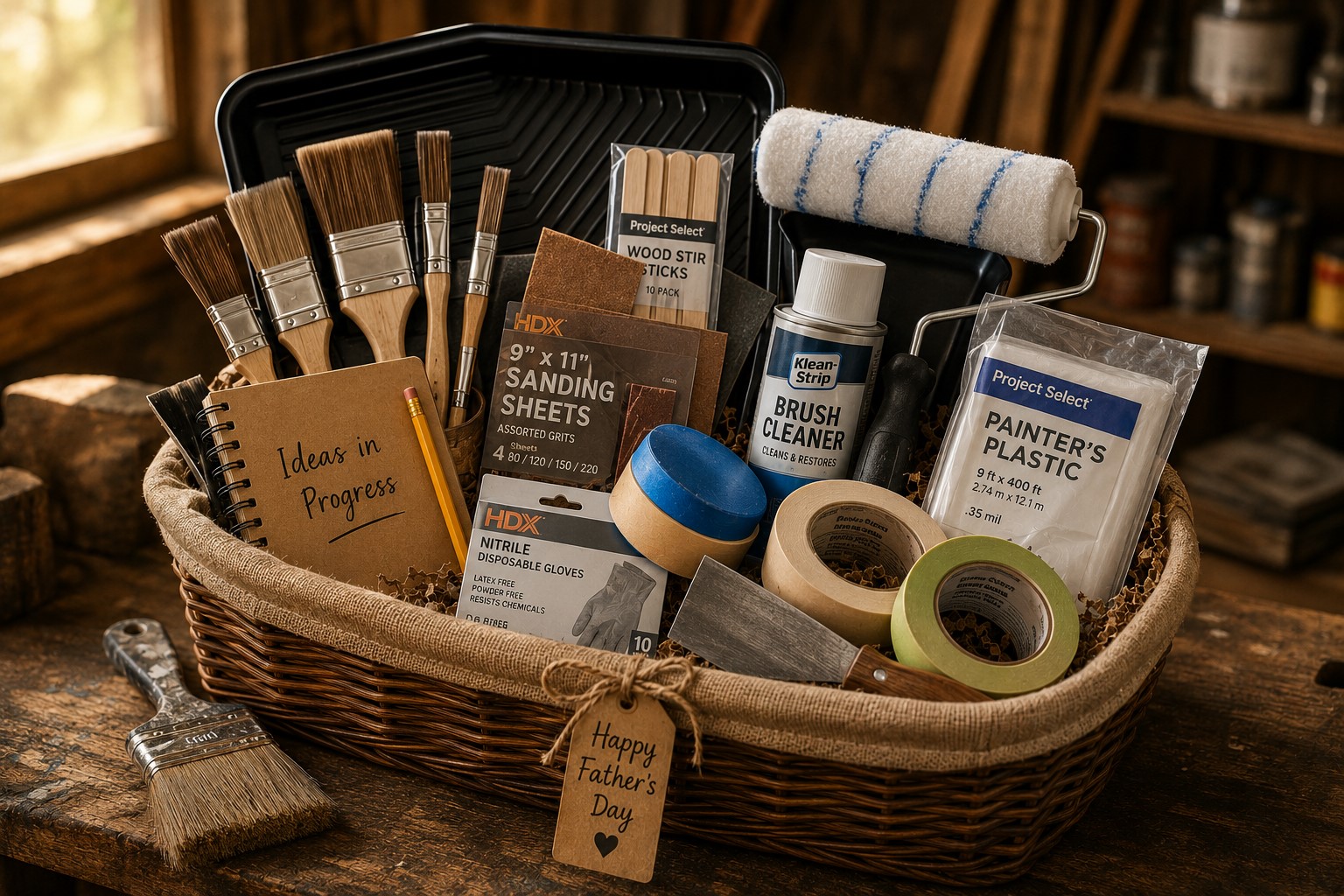 painting diy gift basket