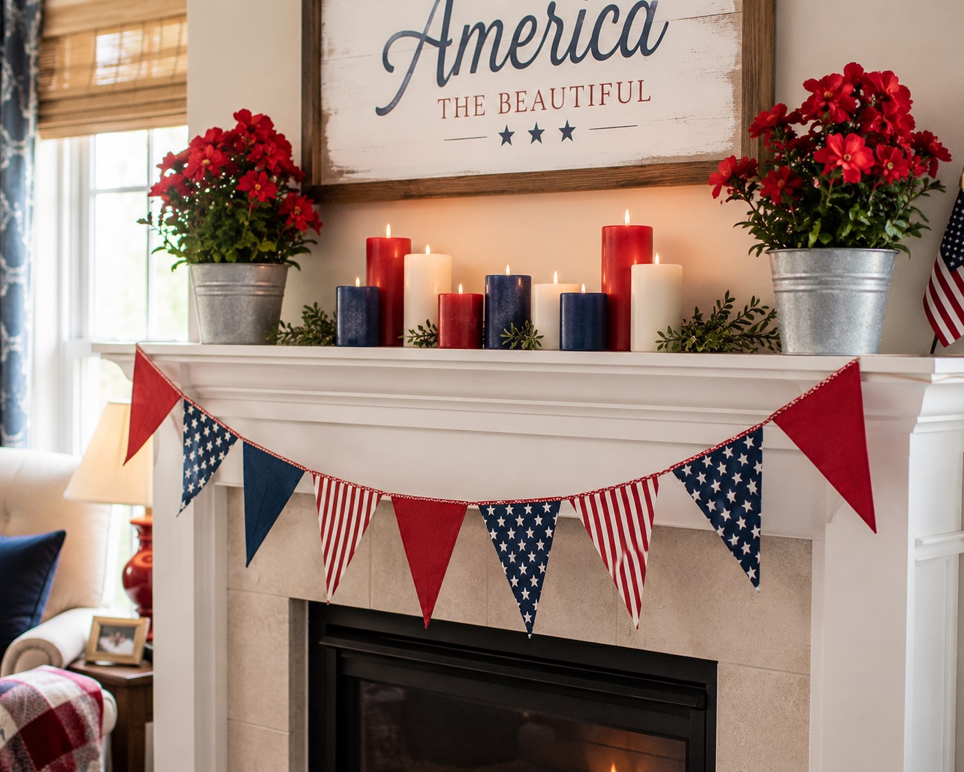 patriotic mantel