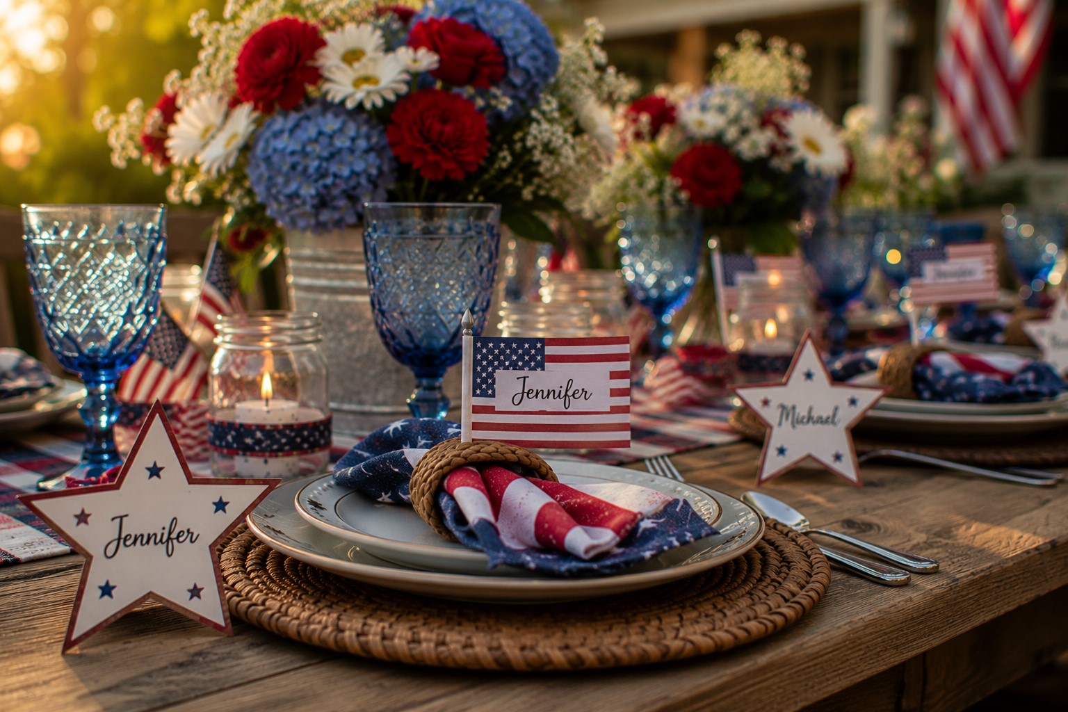 Personalized placed cards 