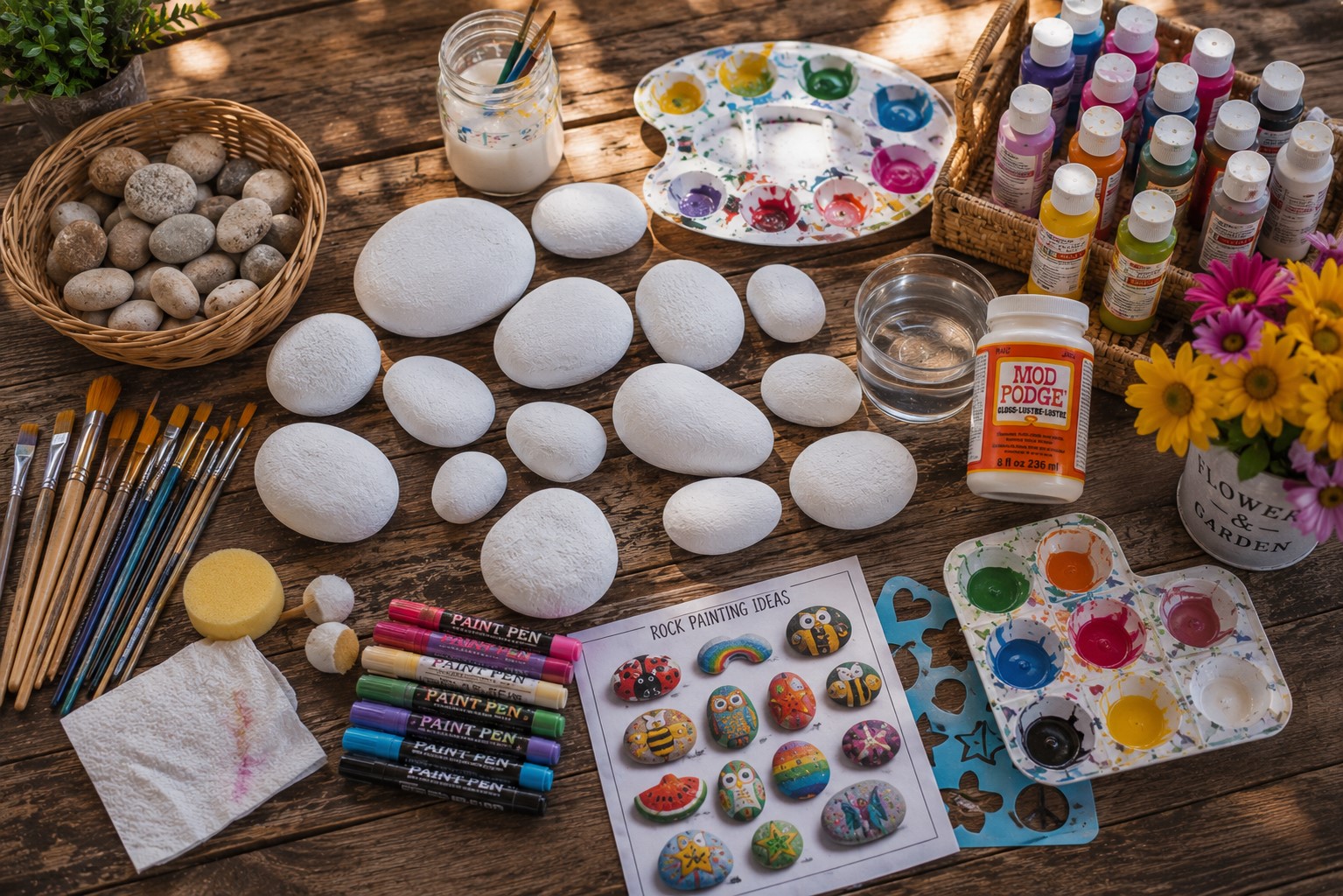 rock crafting workspace