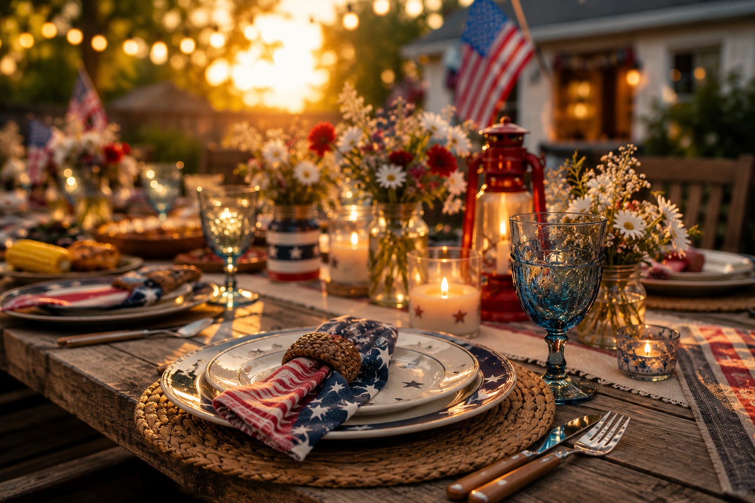 sunset table