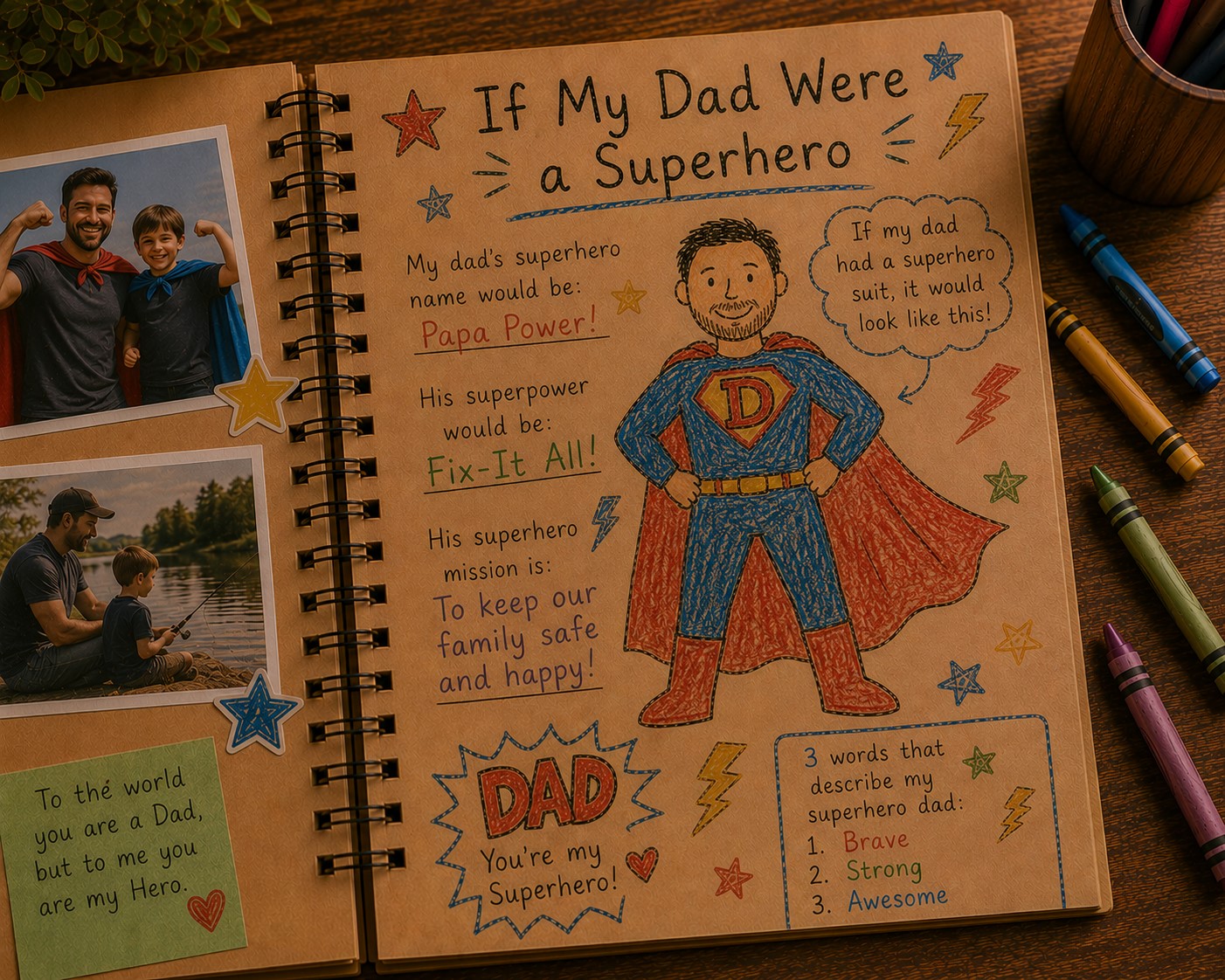 Super hero dad
