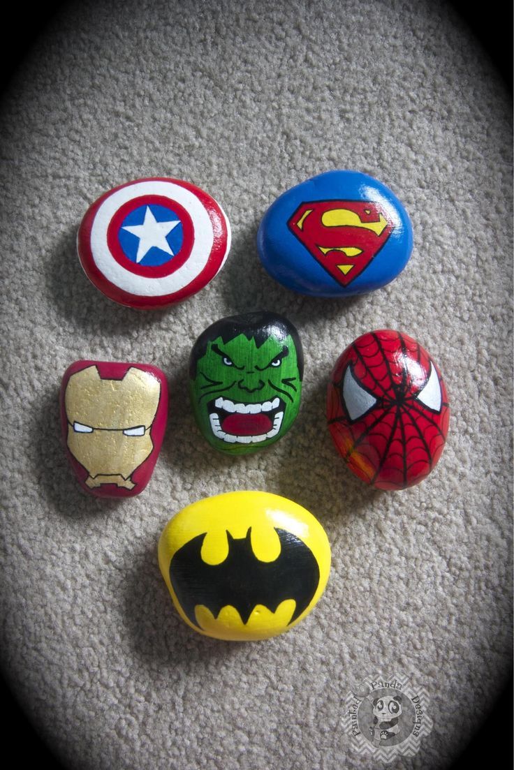 super hero themed rock