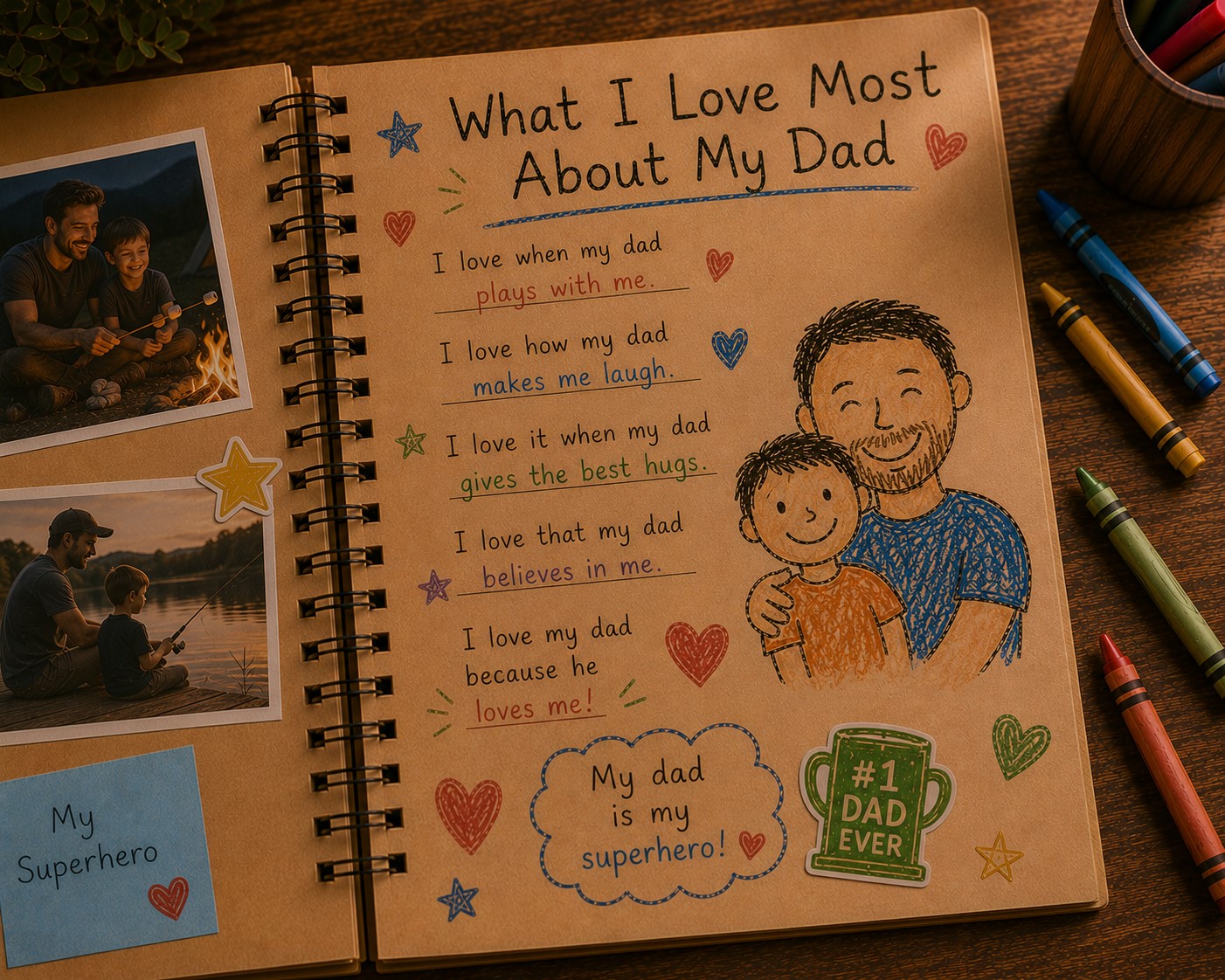 What I love the most page