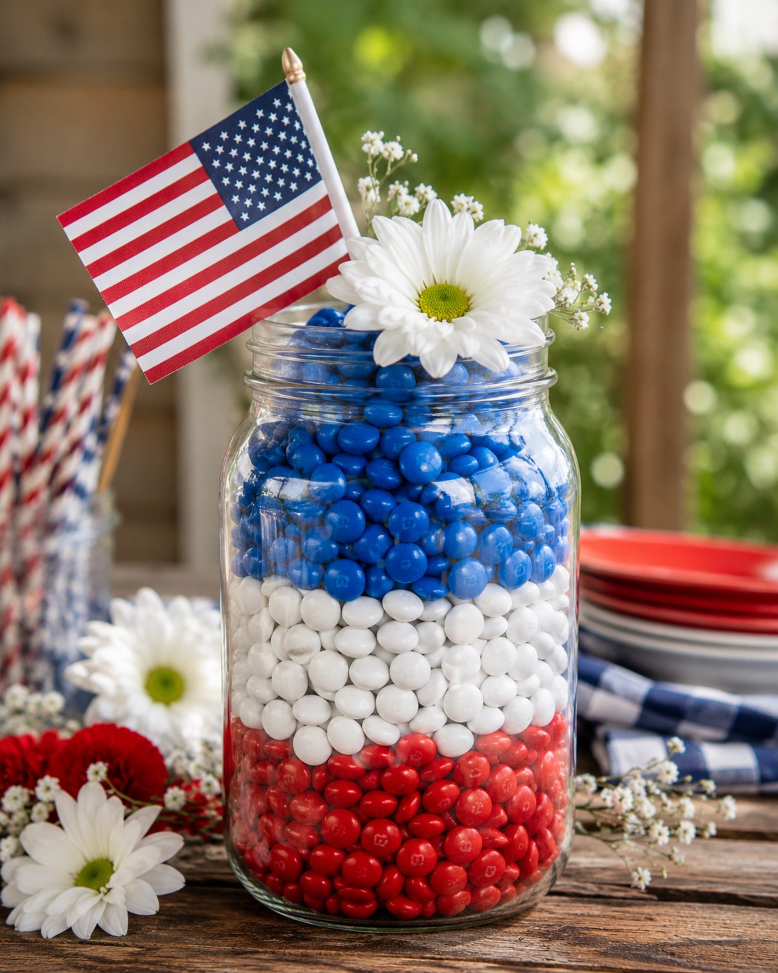 Candy Filled Centerpiece