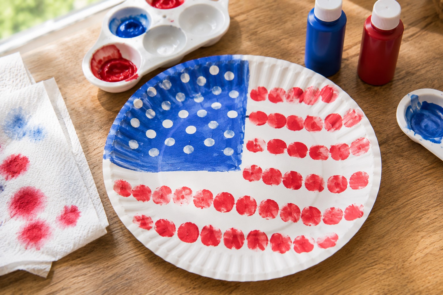 Fingerprint Flag Plate