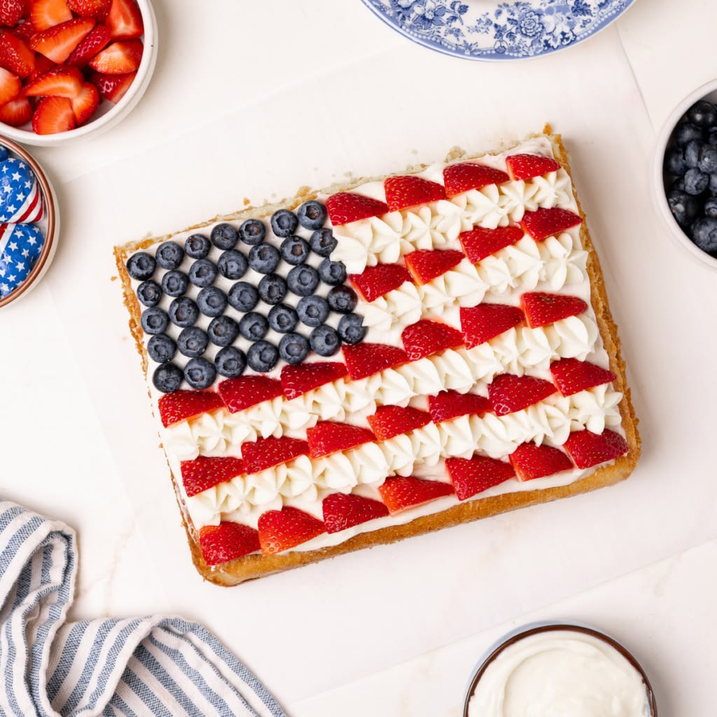 Flag Cake