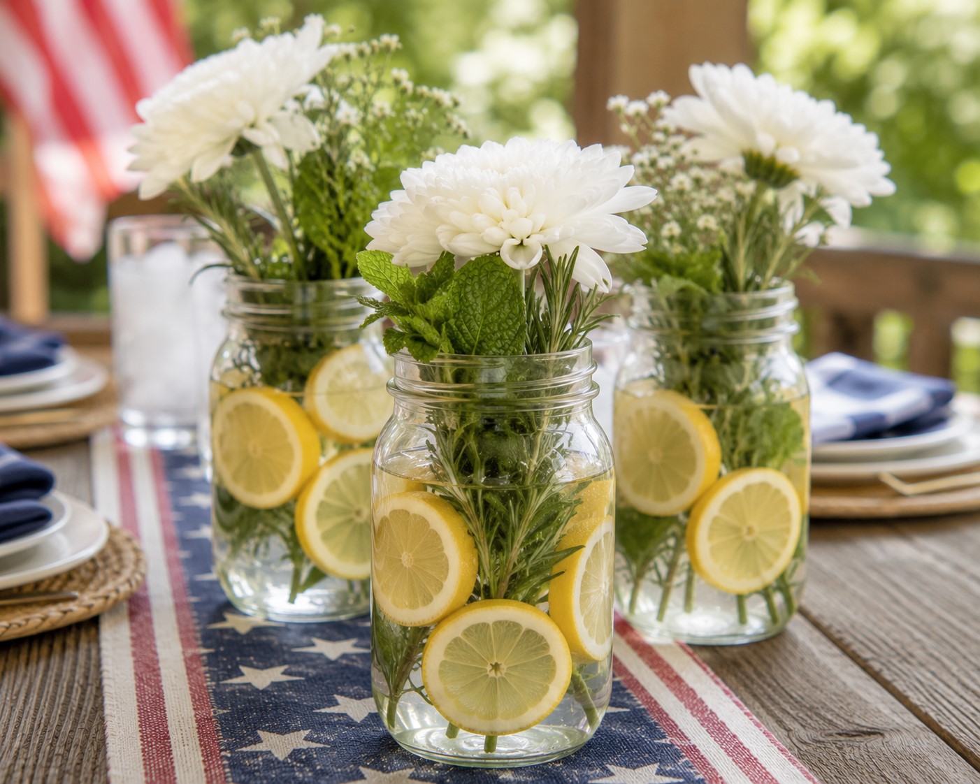 Lemon and Herb Centerpiece
