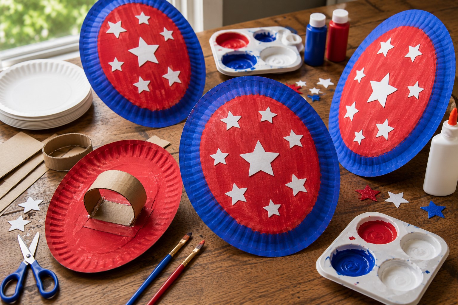 Paper Plate Shield
