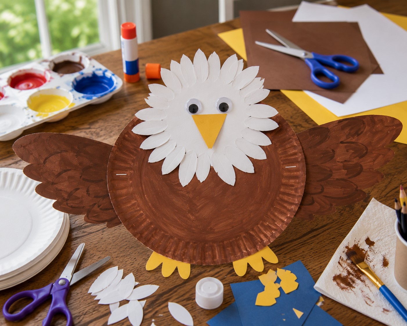 Patriotic Eagle Plate